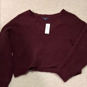 Women's Burgundy Sweater